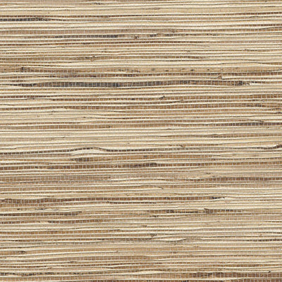 product image of Grasscloth Woven Exotic Wallpaper in Brown/Tan 546