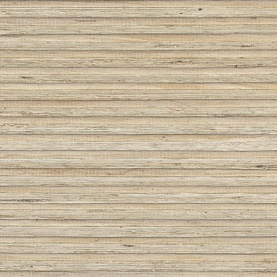 product image of Grasscloth Rustic Stripe Texture Wallpaper in Wheat 574