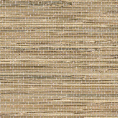 product image of Grasscloth Coarse Strands Wallpaper in Wheat/Green 58