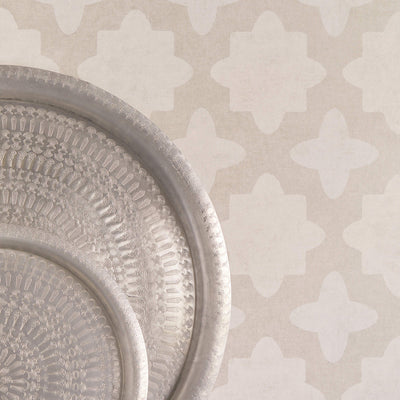 product image for Geo Print Contrast Wallpaper in Grey 60