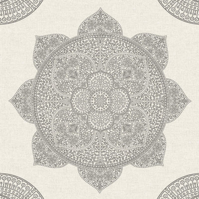 product image for Medallion Oversized Wallpaper in Cream 93