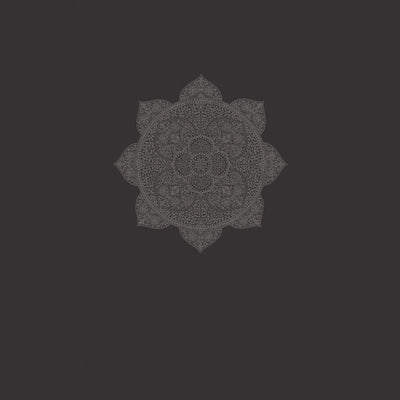 product image of Medallion Oversized Wallpaper in Black/Grey 574