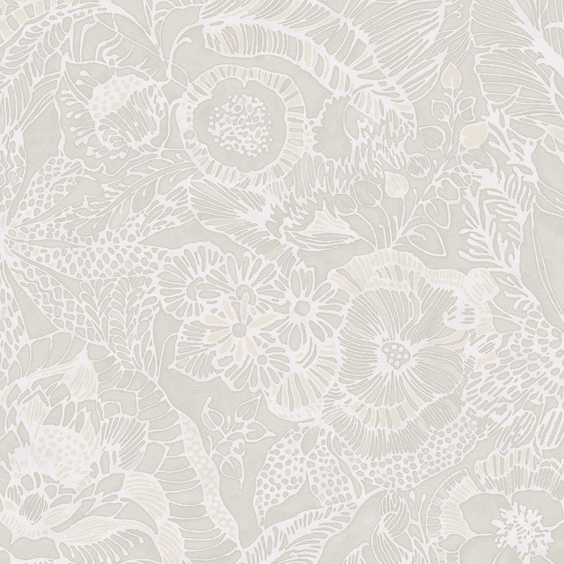 media image for Floral Opulent Wallpaper in Cream/Beige 284