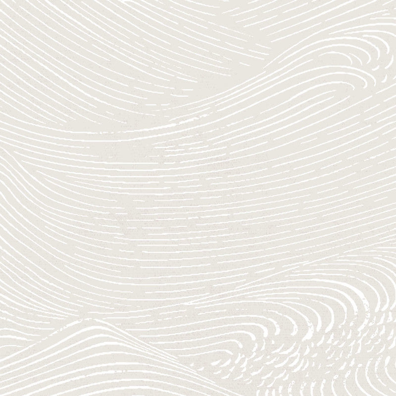 media image for Wave Modern Wallpaper in Cream 232