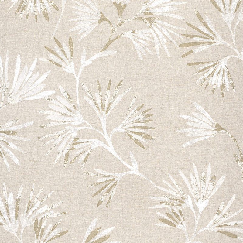 media image for Floral Asian-Inspired Wallpaper in Beige/Cream 297