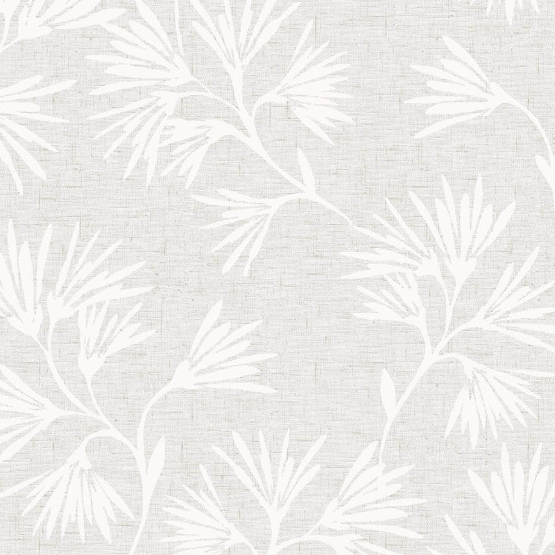 media image for Floral Monochromatic Wallpaper in Cream 211