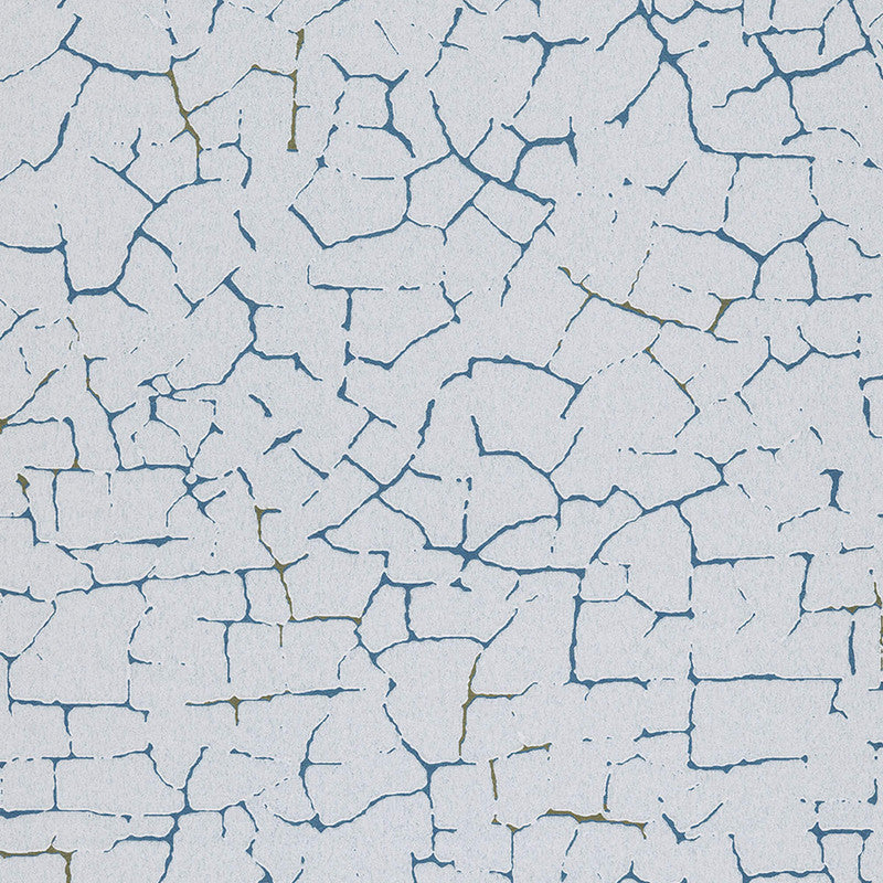 media image for Craquelure Weathered Wallpaper in Soft Blue 290