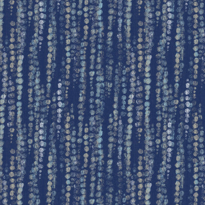 product image of Beaded Rain Wallpaper in Navy 513