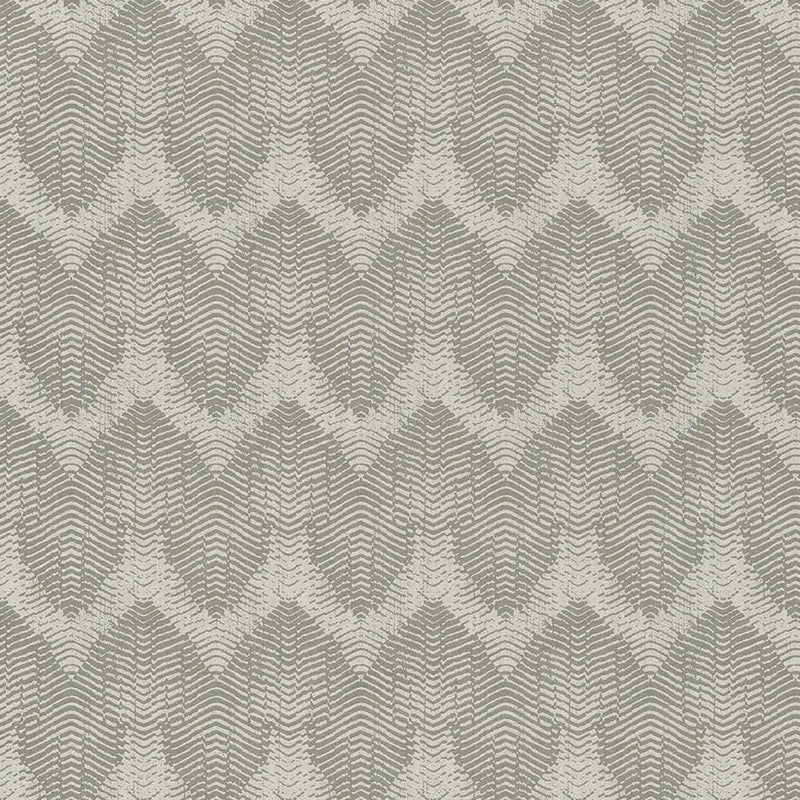 media image for Flamestitch Retro-Chic Wallpaper in Seamist Green/Grey 239