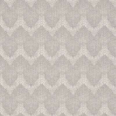 product image of Flamestitch Retro-Chic Wallpaper in Cream/Silver 512