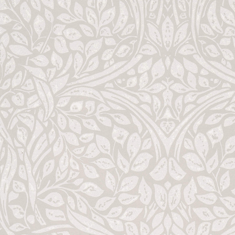 media image for Swirling Leaves Wallpaper in Cream/Beige 245