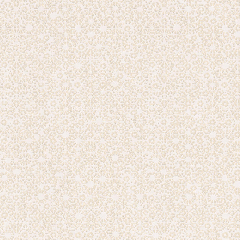 media image for Ditsy Embossed Abstract Floral Wallpaper in Buttercream 227