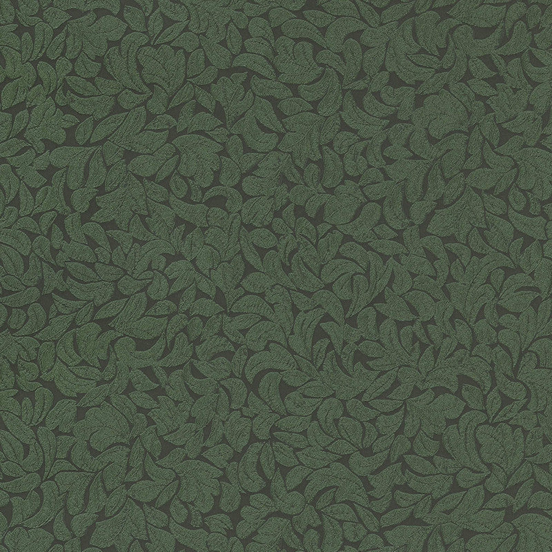 media image for Leaf Embossed Wallpaper in Forest Green 214