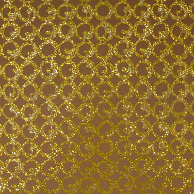 product image of Geometric Circles Small Wallpaper in Gold/Cocoa 526