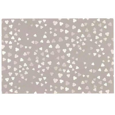 product image of Textured Small Cloud Wall Mural in Silver/Grey 581