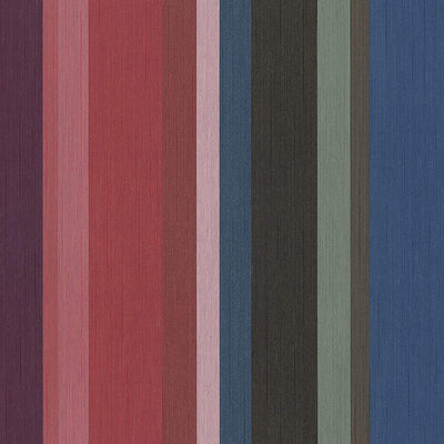 product image of Stripe Varied Wallpaper in Gold/Magenta 563