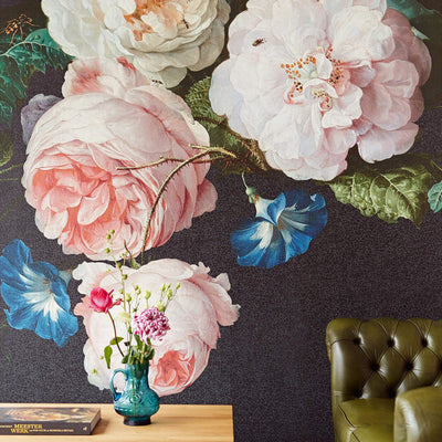 product image for Floral Lifelike Design Wall Mural in Multi 54