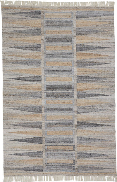 product image for Elstow Latte Tan and Gray Rug by BD Fine Flatshot Image 1 11