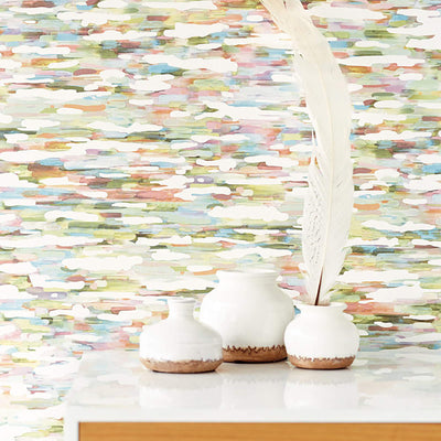 product image for Brushtrokes Bright Wall Mural in Rainbow Multi 82