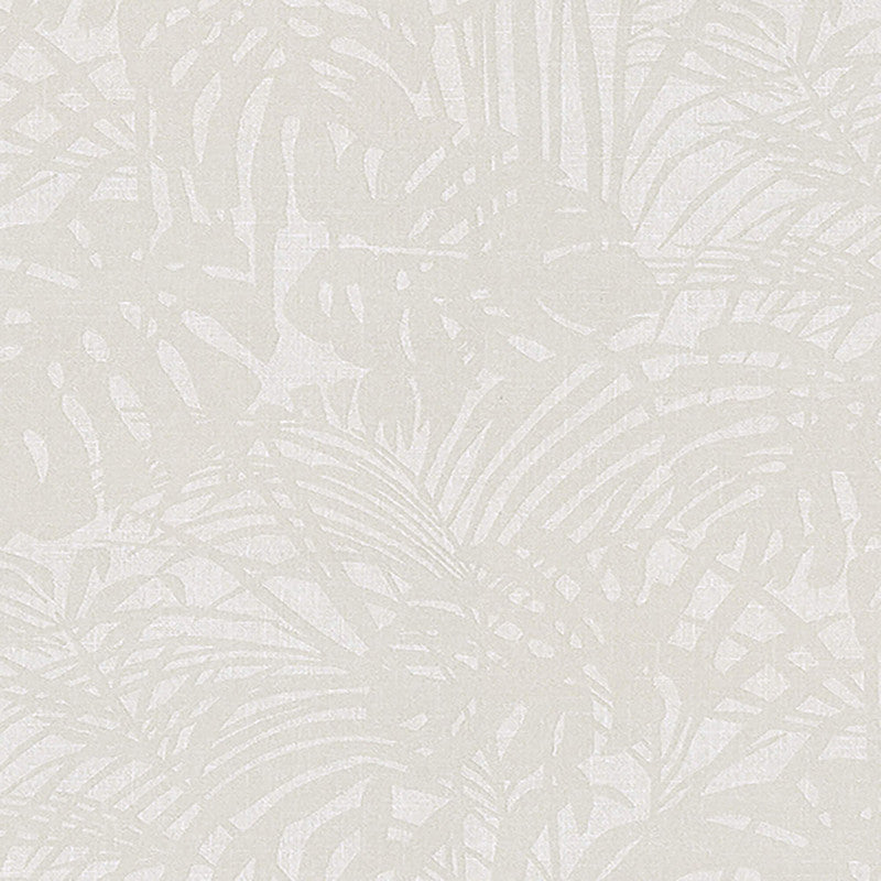 media image for Abstract Palm Leaf Textured Wallpaper in Pearl/Grey 271