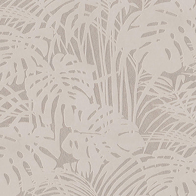 product image of Abstract Palm Leaf Textured Wallpaper in Grey 519