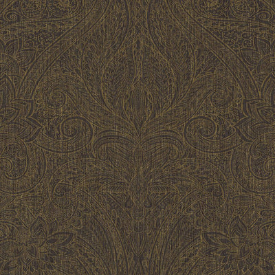 product image for Floral Paisley Wallpaper in Black 99