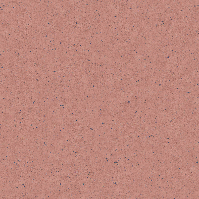 media image for Plain Textured Speckled Wallpaper in Coral/Navy 224