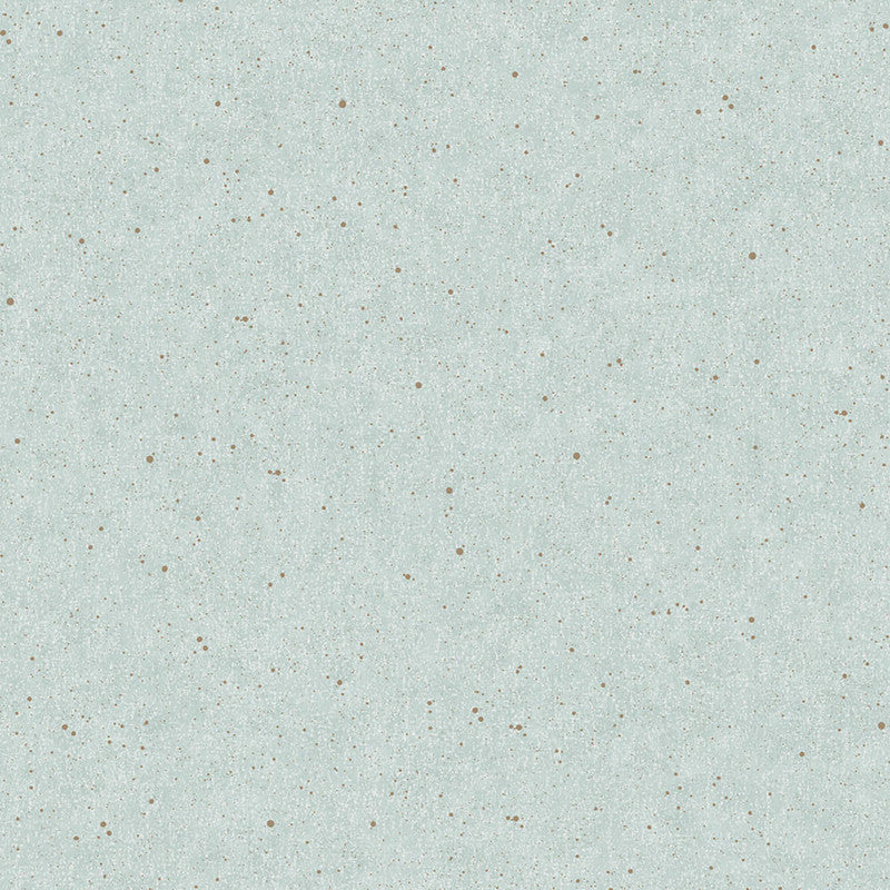 media image for Plain Textured Speckled Wallpaper in Spa Blue/Gold 20