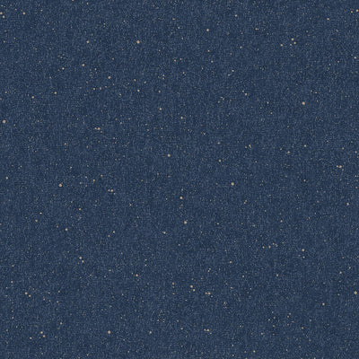 product image of Plain Textured Speckled Wallpaper in Navy/Gold 591