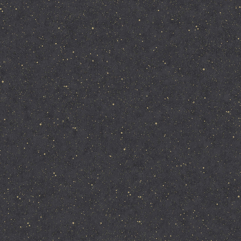 media image for Plain Textured Speckled Wallpaper in Black/Gold 255