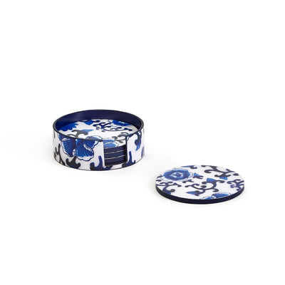 product image for blue willow set of 4 coasters 1 75