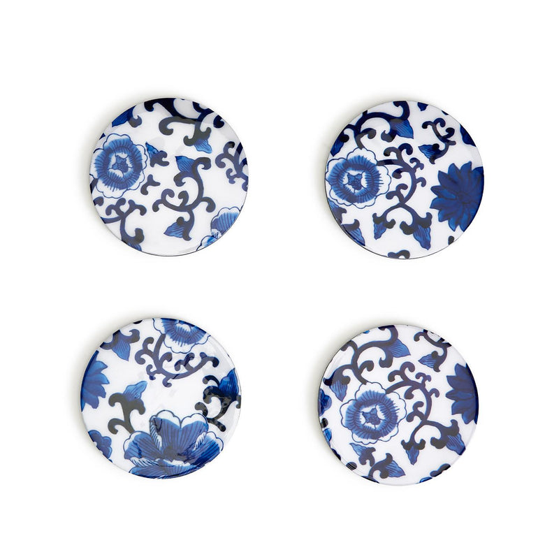 media image for blue willow set of 4 coasters 2 220