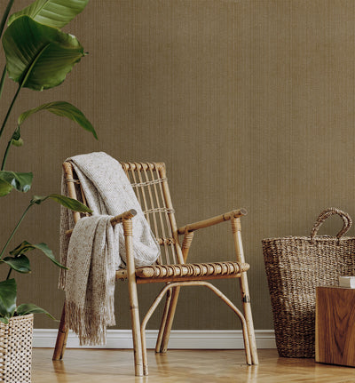 product image for Linen Stripe Paintable Wallpaper by Seabrook Wallcoverings 5