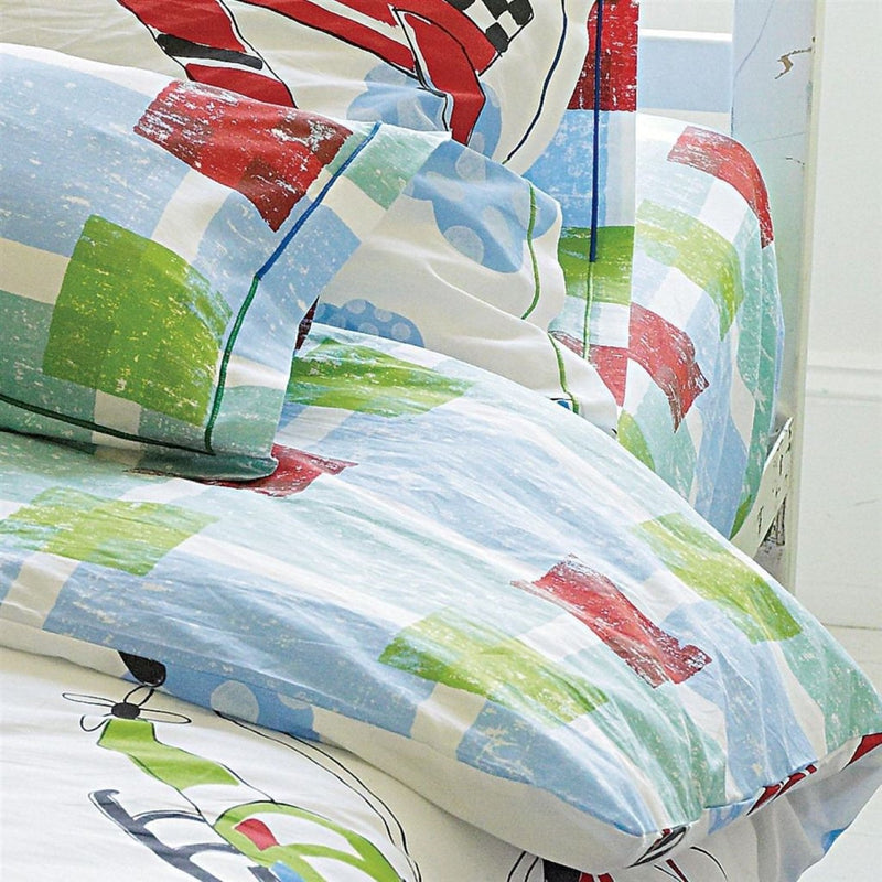media image for Flying High Fitted Sheets Shams By Designers Guilda Bo029 01C 3 272