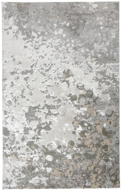 product image of Orin Silver and Ivory Rug by BD Fine Flatshot Image 1 54