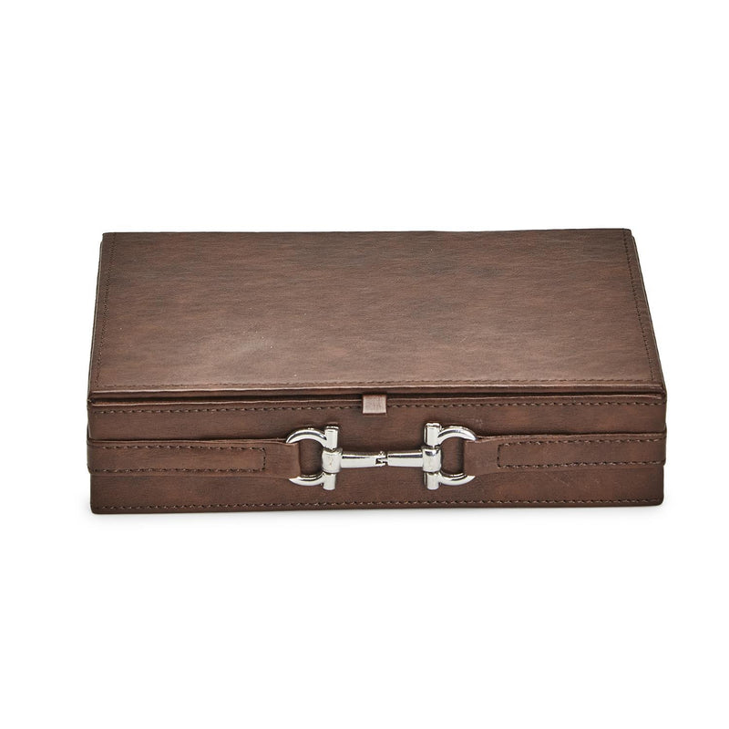 Two's Company Jewlery Box With Horse Bit Accent