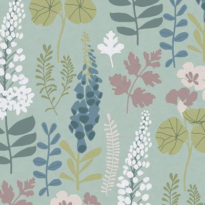 product image of Botanical Tropical Flair Wallpaper in Multi Pink 527