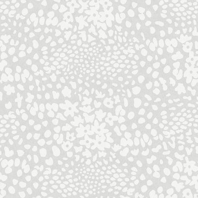 product image of Abstract Floral Wallpaper in White/Sage 541