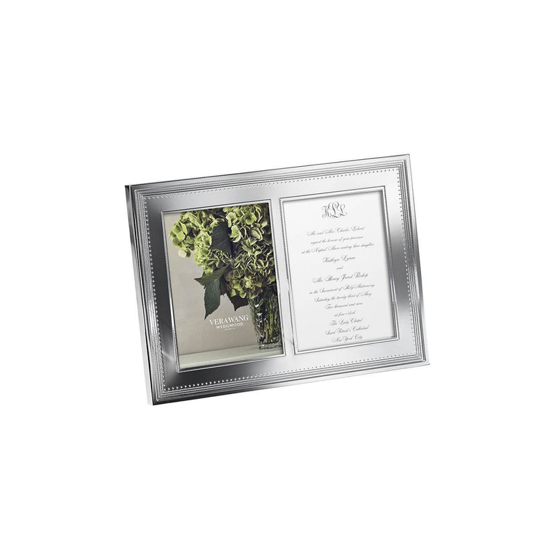 media image for Grosgrain 5x7 Double Frame by Vera Wang 283