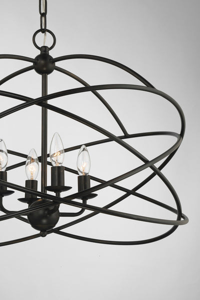 product image for Anson 4 Light Contemporary Statement Chandelier By Lumanity 5 85
