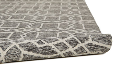 product image for Veran Hand Tufted Gray and Ivory Rug by BD Fine Roll Image 1 31