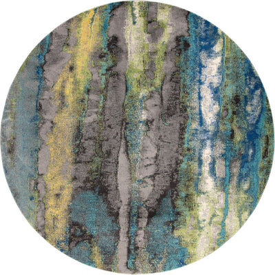 product image for Omari Teal and Teal Rug by BD Fine Flatshot Image 1 88