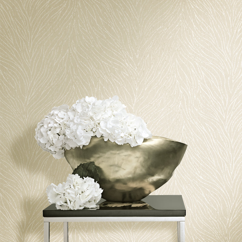 media image for Branches Beige/Pearl Wallpaper from Serene Collection by Galerie Wallcoverings 275