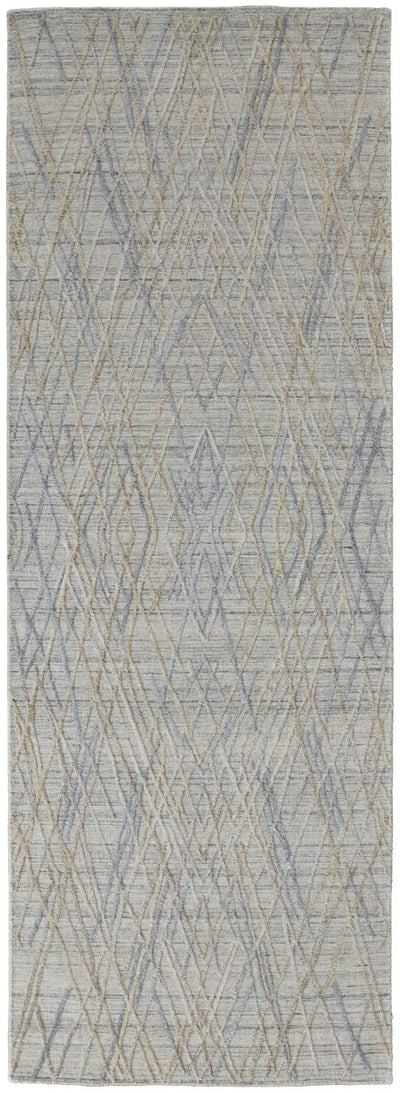 product image for Huntley Hand Woven Gray and Taupe Rug by BD Fine Flatshot Image 1 30