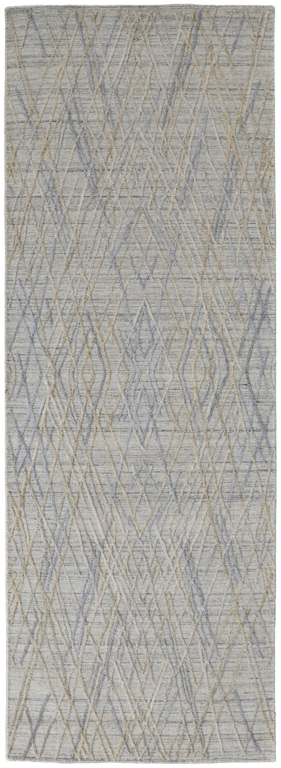 media image for Huntley Hand Woven Gray and Taupe Rug by BD Fine Flatshot Image 1 299