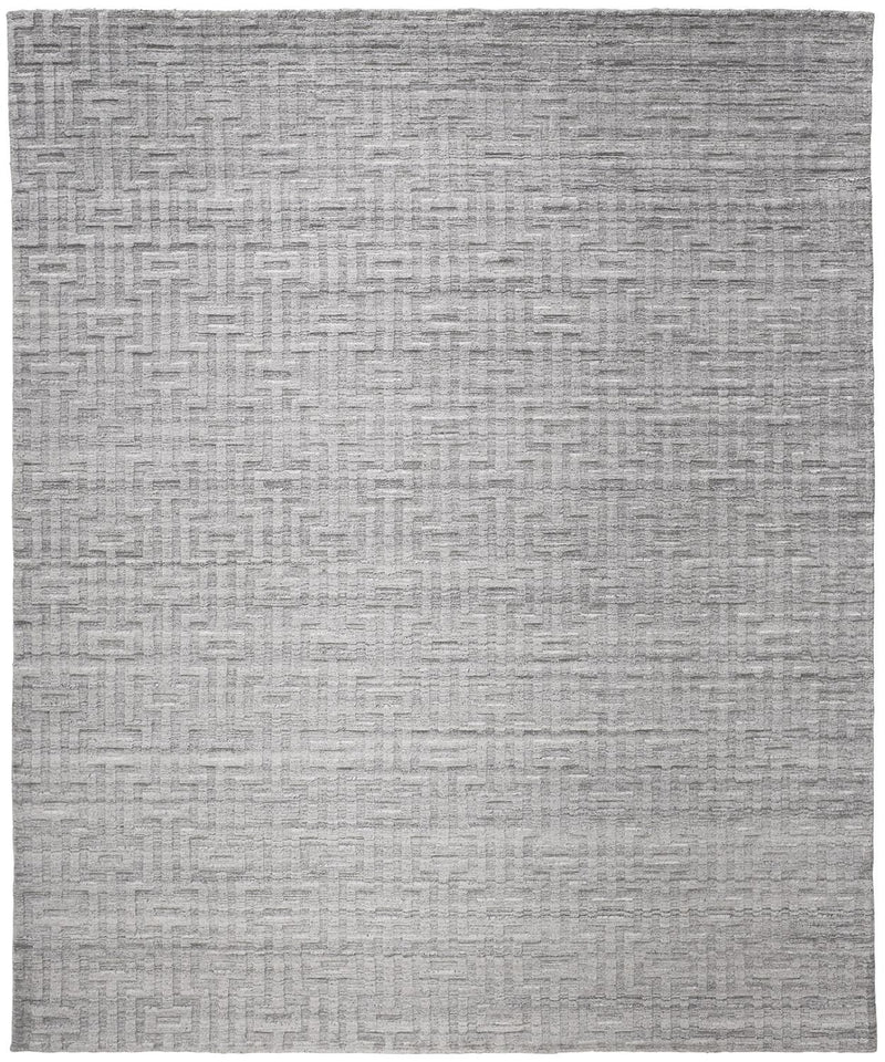 media image for Savona Hand Woven Light Silver Gray Rug by BD Fine Flatshot Image 1 254