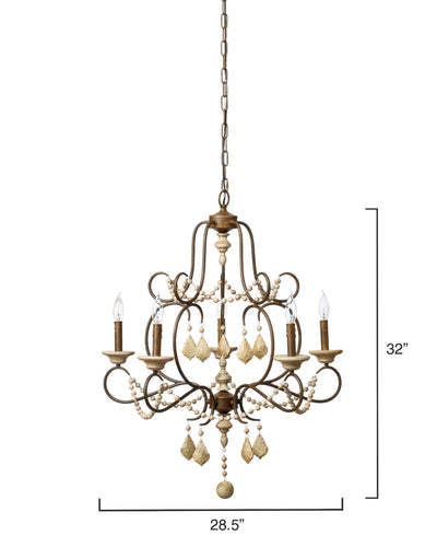 product image for yellowstone chandelier by jamie young 5yell natu 3 57