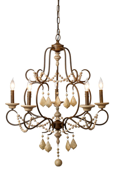 product image for yellowstone chandelier by jamie young 5yell natu 5 49