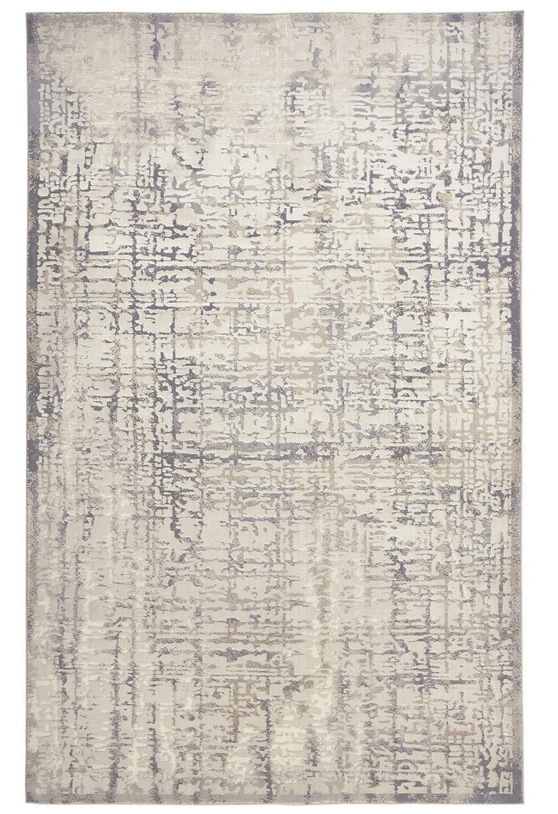 media image for Vanhorn Ivory and Beige Rug by BD Fine Flatshot Image 1 277