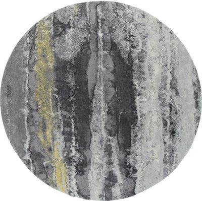 product image for Milania Cool Gray and Yellow Rug by BD Fine Flatshot Image 1 42